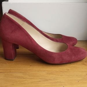 LK Bennett maroon pumps
